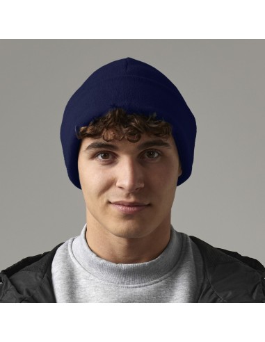 BEE-B243R-Recycled Fleece Cuffed Beanie